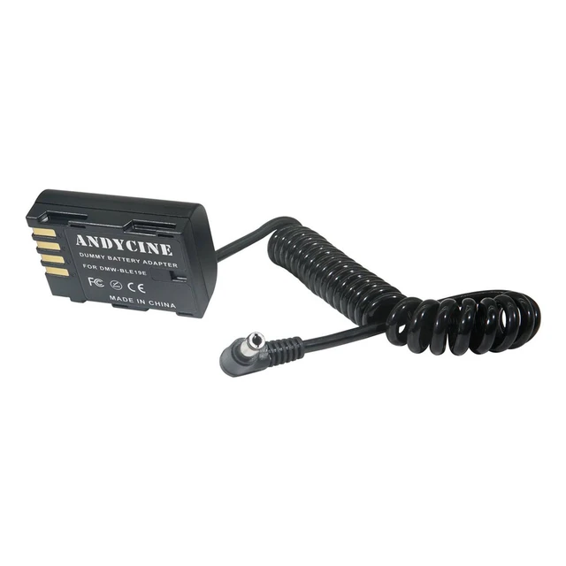 Alt view image 2 of 5 - AndyCine ANDYCINE DC Power Cable to BMW-BLF19E Dummy Battery Adapter