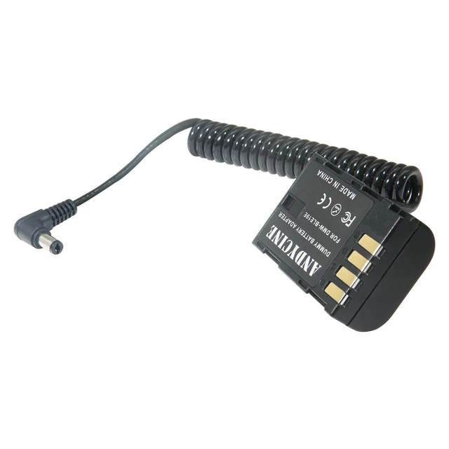 Alt view image 3 of 5 - AndyCine ANDYCINE DC Power Cable to BMW-BLF19E Dummy Battery Adapter