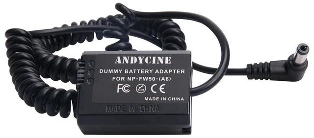 Main image of AndyCine AndyCine NP-FW50 Dummy Battery Adapter
