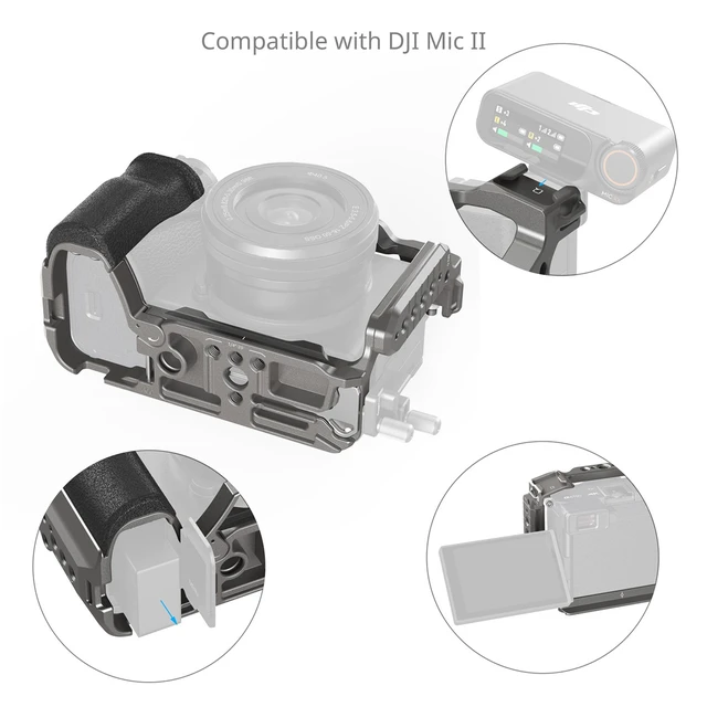 Alt view image 5 of 7 - SmallRig HawkLock Quick Release Cage Kit for Sony Alpha 6700 Camera