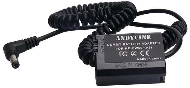 Alt view image 6 of 6 - AndyCine AndyCine NP-FW50 Dummy Battery Adapter