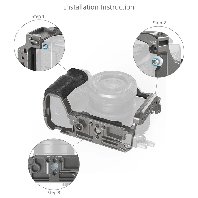 Alt view image 6 of 7 - SmallRig HawkLock Quick Release Cage Kit for Sony Alpha 6700 Camera