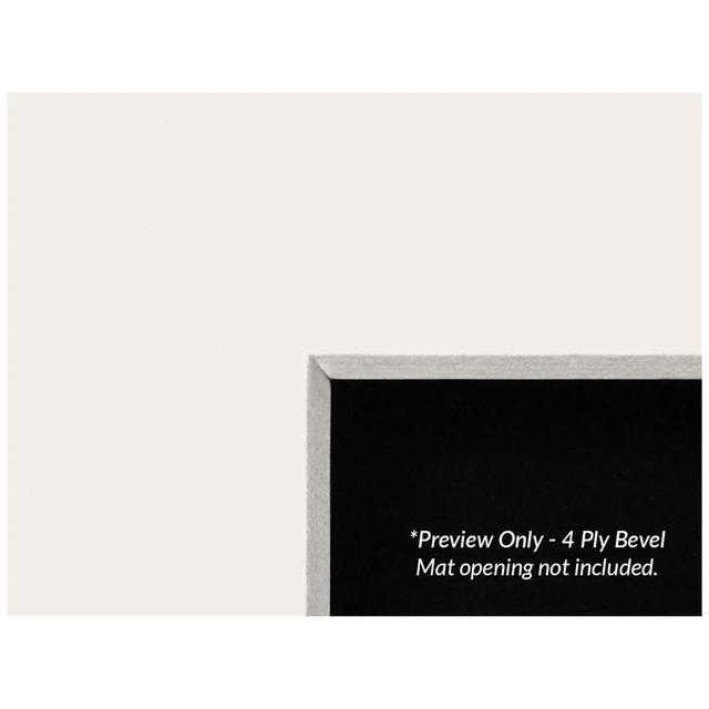 Alt view image 3 of 4 - Archival Methods Mat Board,11x14in,4 Ply,Pearl Wht,25Pk