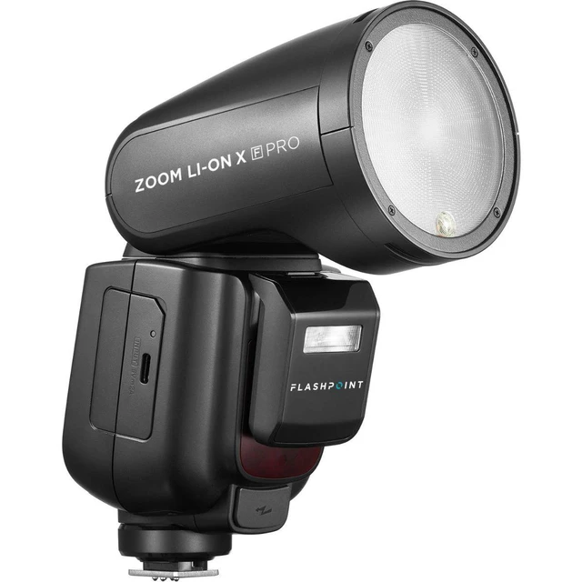 Alt view image 6 of 7 - Flashpoint Zoom Li-on X PRO R2 TTL On Camera Round Speedlight Flash for Fujifilm with Round Head Flash Accessory Kit