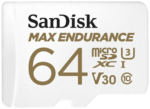 Alt view image 2 of 2 - SanDisk MAX ENDURANCE UHS-I U3 microSD Memory Card with SD Adapter