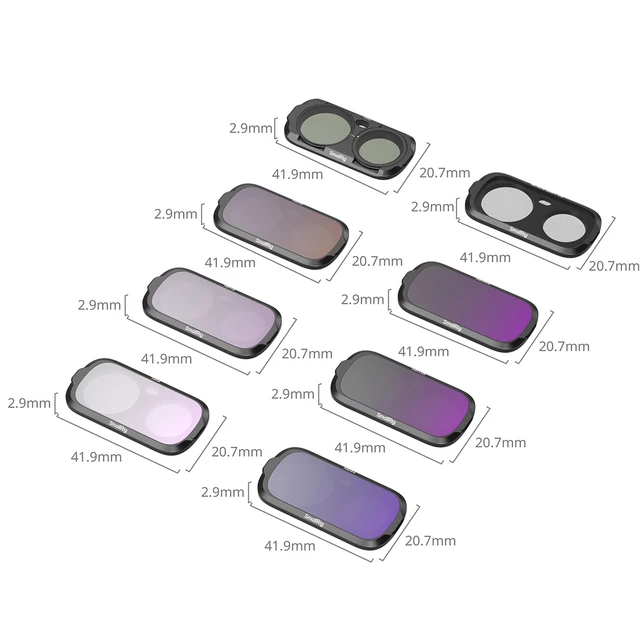Alt view image 3 of 7 - SmallRig ND, CPL and 1/4 Black Diffusion Filter Kit for Insta360 Luna Ultra Gimbal Camera