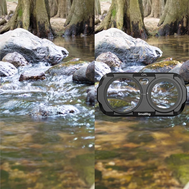 Alt view image 6 of 7 - SmallRig ND, CPL and 1/4 Black Diffusion Filter Kit for Insta360 Luna Ultra Gimbal Camera