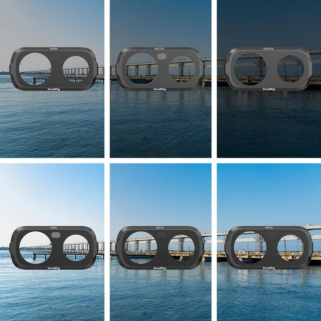 Alt view image 7 of 7 - SmallRig ND, CPL and 1/4 Black Diffusion Filter Kit for Insta360 Luna Ultra Gimbal Camera