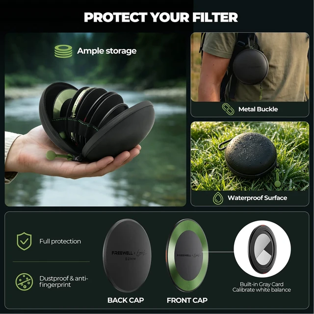Alt view image 6 of 7 - Freewell x Brandon Li 82mm Variable ND/CPL Basic Kit #FW-BL-VNDKIT