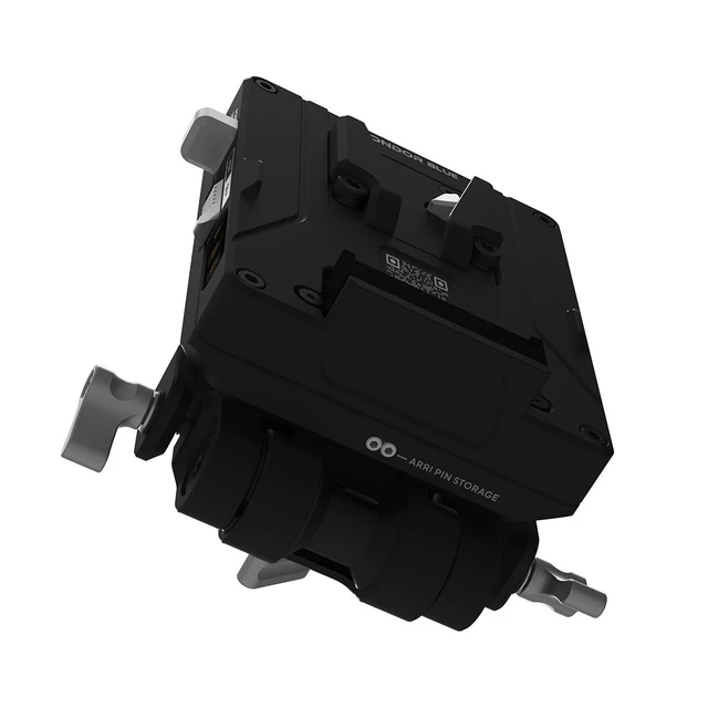 Alt view image 2 of 5 - Kondor Blue V-Mount Pro Battery Plate with Swiveling Rod Block, Raven Black