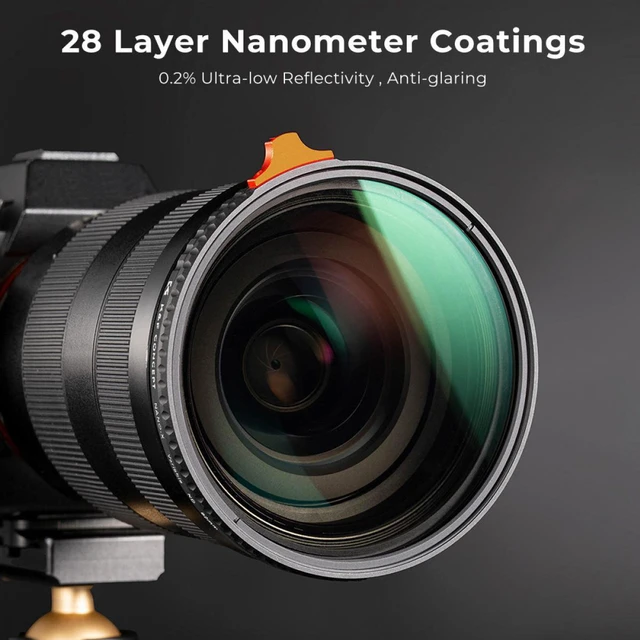Alt view image 4 of 7 - K&F Concept 67mm Nano-Xcel Series ND3-1000 1.5-10 Stop Multi-Coated VND Filter