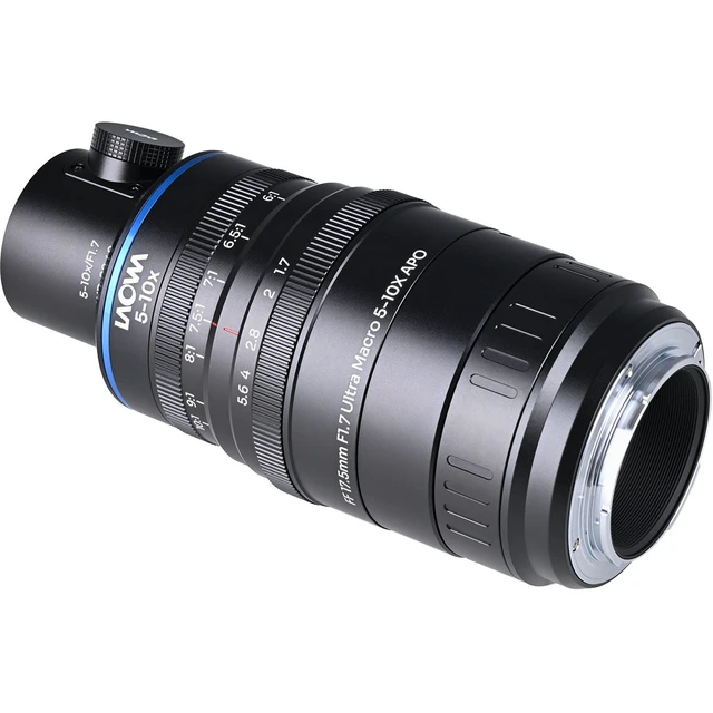 Alt view image 3 of 7 - Venus Laowa Aksen 17.5mm f/1.7 5-10X Ultra Macro Lens for Sony E,Coaxial