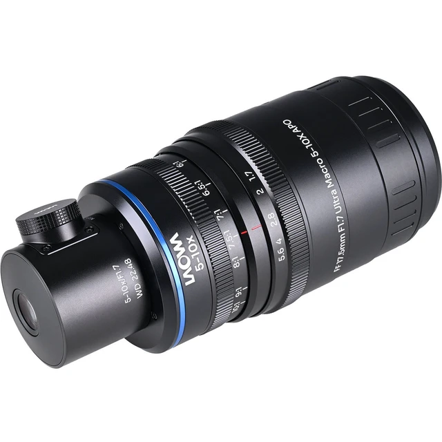 Alt view image 4 of 7 - Venus Laowa Aksen 17.5mm f/1.7 5-10X Ultra Macro Lens for Sony E,Coaxial
