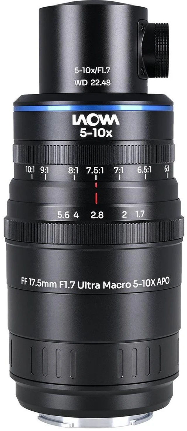Main image of Venus Laowa Aksen 17.5mm f/1.7 5-10X Ultra Macro Lens for Sony E,Coaxial