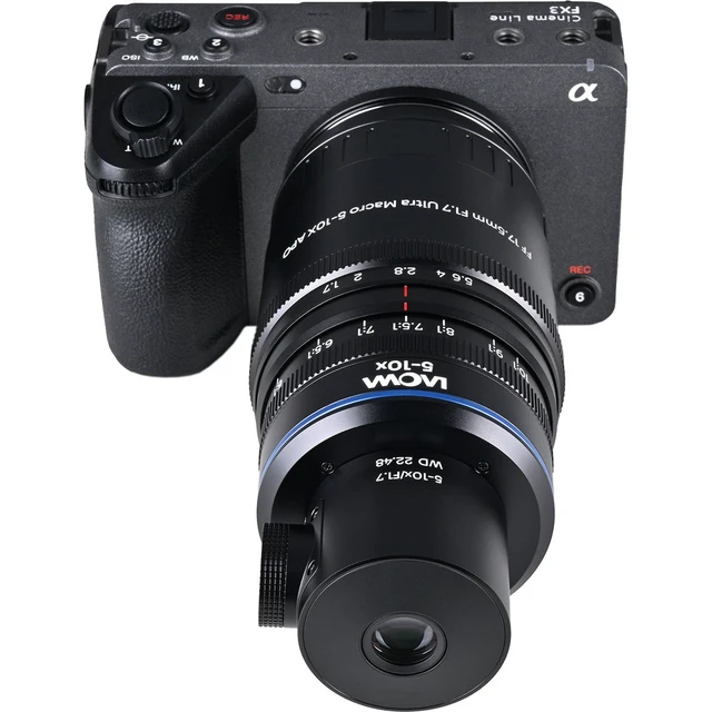Alt view image 5 of 7 - Venus Laowa Aksen 17.5mm f/1.7 5-10X Ultra Macro Lens for Sony E,Coaxial