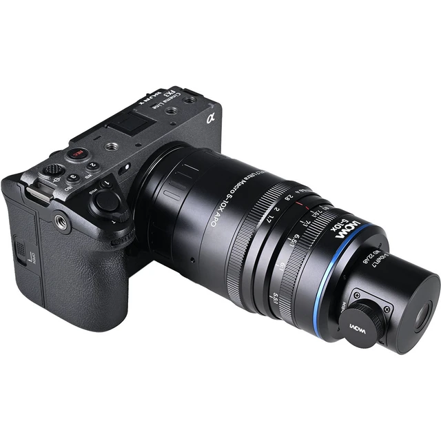 Alt view image 7 of 7 - Venus Laowa Aksen 17.5mm f/1.7 5-10X Ultra Macro Lens for Sony E,Coaxial