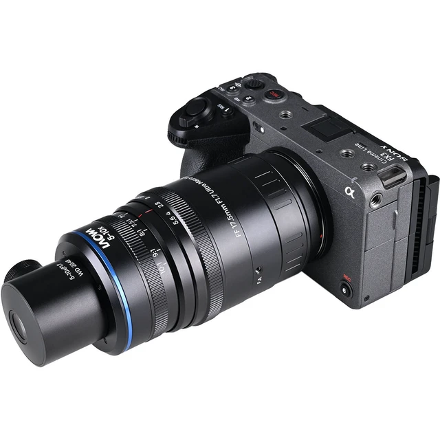 Alt view image 6 of 7 - Venus Laowa Aksen 17.5mm f/1.7 5-10X Ultra Macro Lens for Sony E,Coaxial