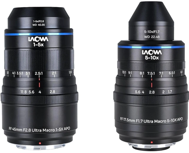 Main image of Venus Laowa Aksen 17.5mm 45mm Ultra Macro APO 2-Lens Kit for Nikon F
