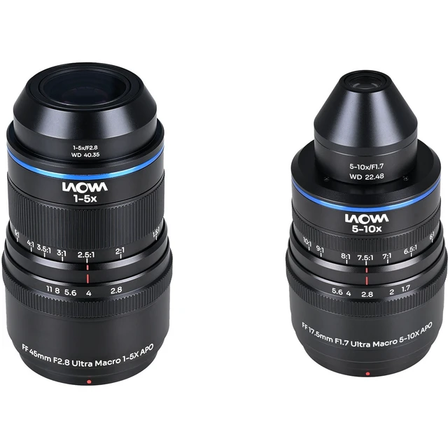 Alt view image 2 of 5 - Venus Laowa Aksen 17.5mm 45mm Ultra Macro APO 2-Lens Kit for Nikon F