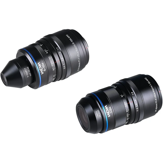 Alt view image 3 of 5 - Venus Laowa Aksen 17.5mm 45mm Ultra Macro APO 2-Lens Kit for Nikon F
