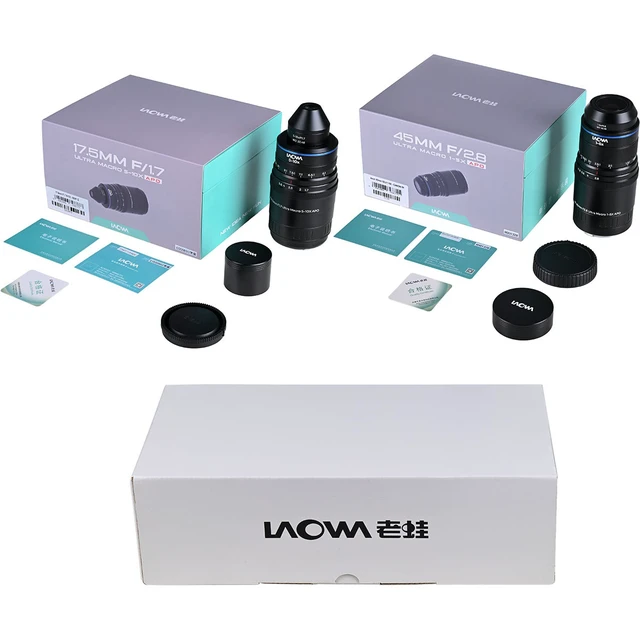 Alt view image 5 of 5 - Venus Laowa Aksen 17.5mm 45mm Ultra Macro APO 2-Lens Kit for Nikon F