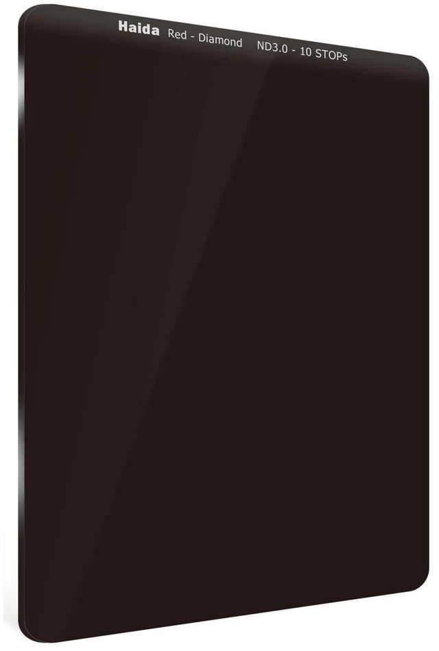 Main image of Haida Red Diamond 75x100mm 3.0 (1000x) 10-Stop Glass Neutral Density Filter