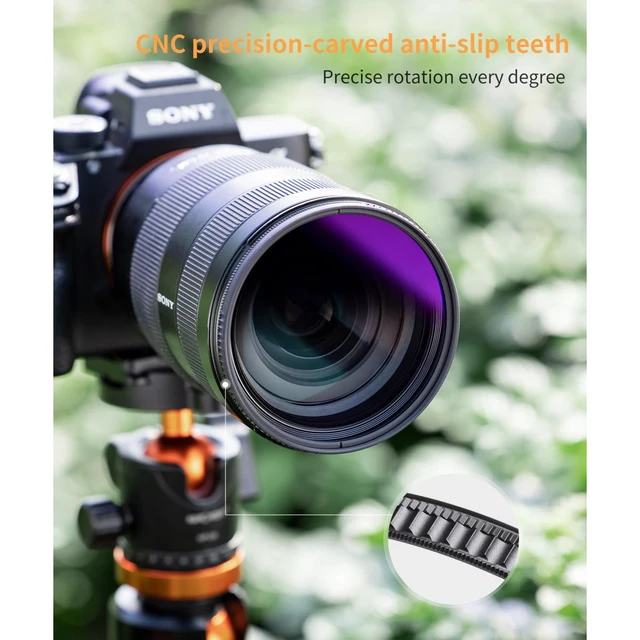Alt view image 5 of 7 - K&F Concept KF Concept 67mm Nano-X Soft-Edge GND16 1.2 4-Stop Filter
