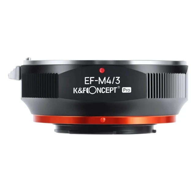Alt view image 3 of 7 - K&F Concept KF M12125 High-precision Lens Adapter Ring, Matte Paint, orange secondary oxide, EOS-M4 / 3 PRO