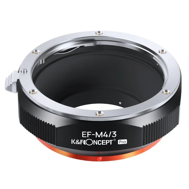 Alt view image 4 of 7 - K&F Concept KF M12125 High-precision Lens Adapter Ring, Matte Paint, orange secondary oxide, EOS-M4 / 3 PRO