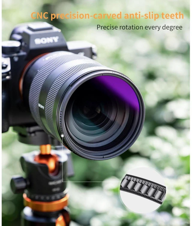Alt view image 5 of 7 - K&F Concept KF Concept 82mm Nano-X Soft-Edge GND16 1.2 4-Stop Filter