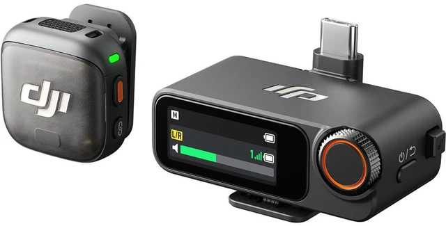 Alt view image 2 of 6 - DJI Mic 3 Compact 2.4GHz Wireless Microphone System for Mobile Devices
