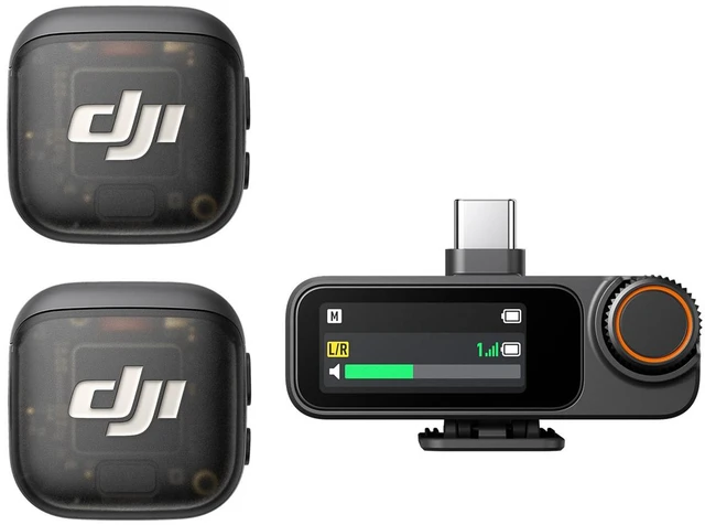 Main image of DJI Mic 3 2-Person Compact 2.4GHz Wireless Microphone System for Mobile Devices