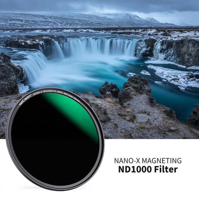 Alt view image 4 of 7 - K&F Concept KF Concept 72mm Nano-X Neutral Density ND1000 3.0 10-Stop Magnetic Filter