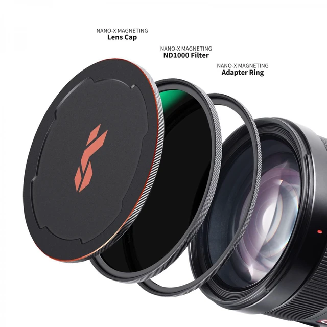 Alt view image 2 of 7 - K&F Concept KF Concept 72mm Nano-X Neutral Density ND1000 3.0 10-Stop Magnetic Filter