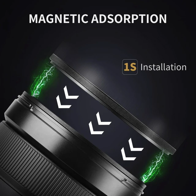 Alt view image 6 of 7 - K&F Concept KF Concept 72mm Nano-X Neutral Density ND1000 3.0 10-Stop Magnetic Filter
