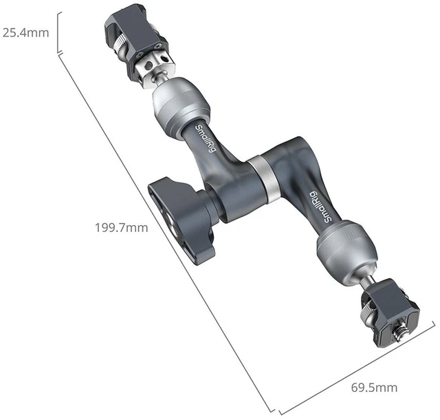 Alt view image 4 of 6 - SmallRig Magic Arm Support with 1/4"-20 Locating Screws