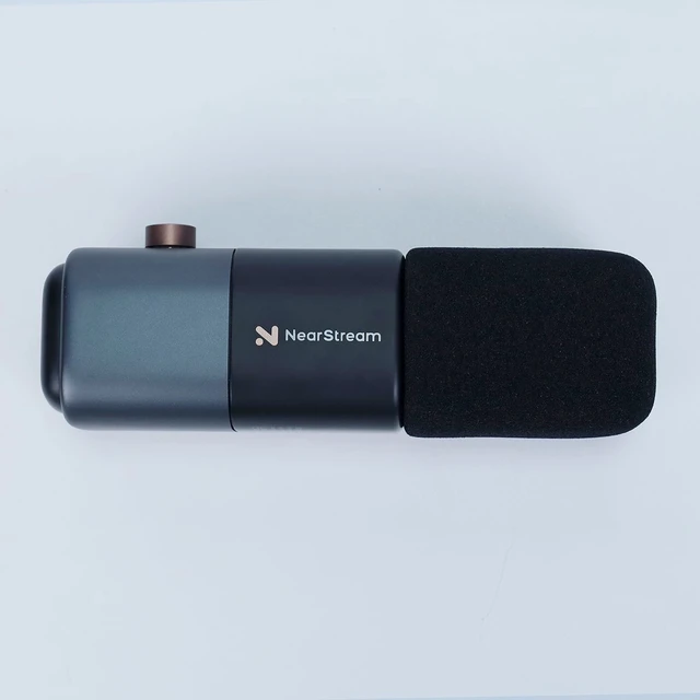 Alt view image 5 of 7 - NearStream AM25X Supercardioid XLR/USB Condenser Podcast Microphone with Desktop Stand