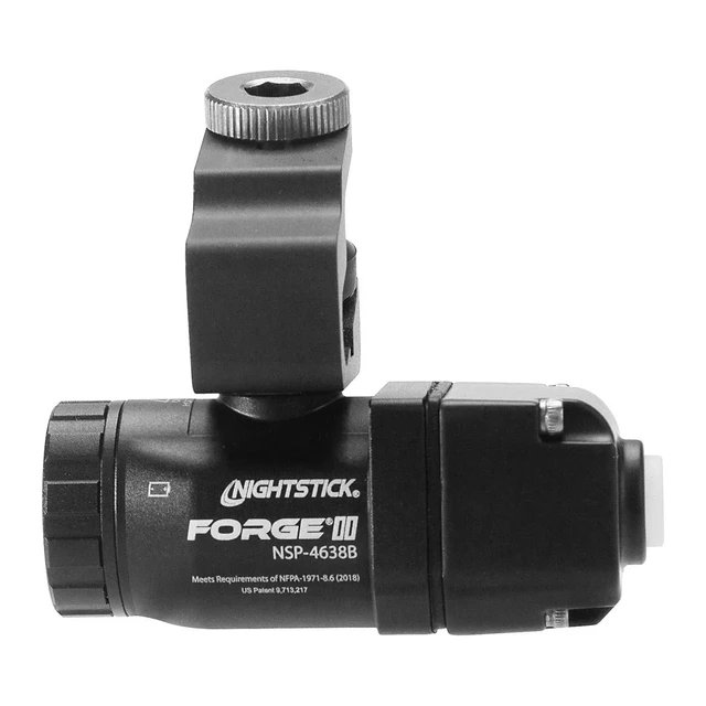 Alt view image 7 of 7 - Nightstick NSP-4638B FORGE II Helmet-Mounted Multi-Function LED Flashlight, Black
