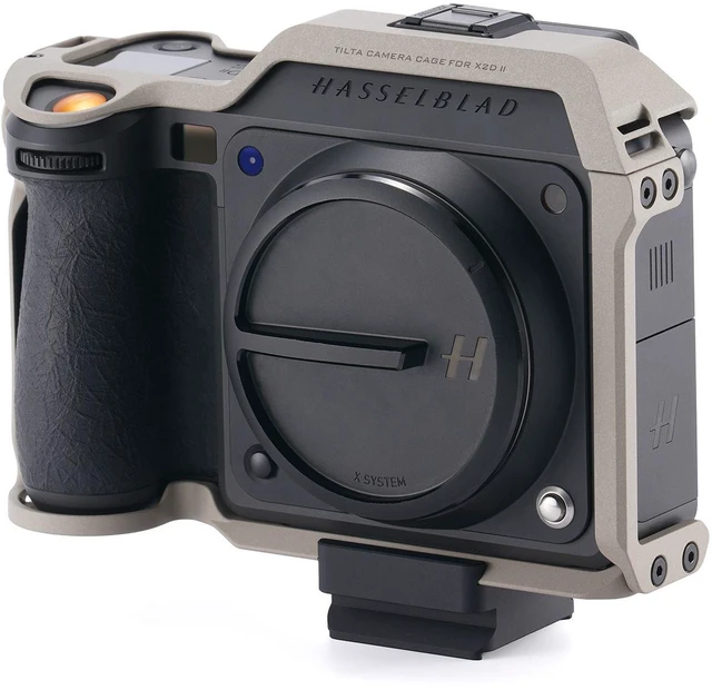 Main image of Tilta Vintage Full Camera Cage Base Kit for Hasselblad X2D II 100C, Stone Gray