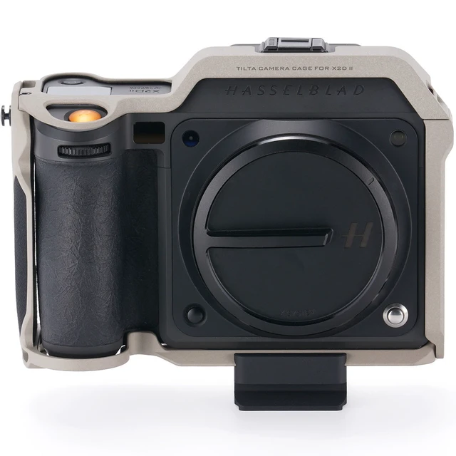 Alt view image 2 of 7 - Tilta Vintage Full Camera Cage Base Kit for Hasselblad X2D II 100C, Stone Gray
