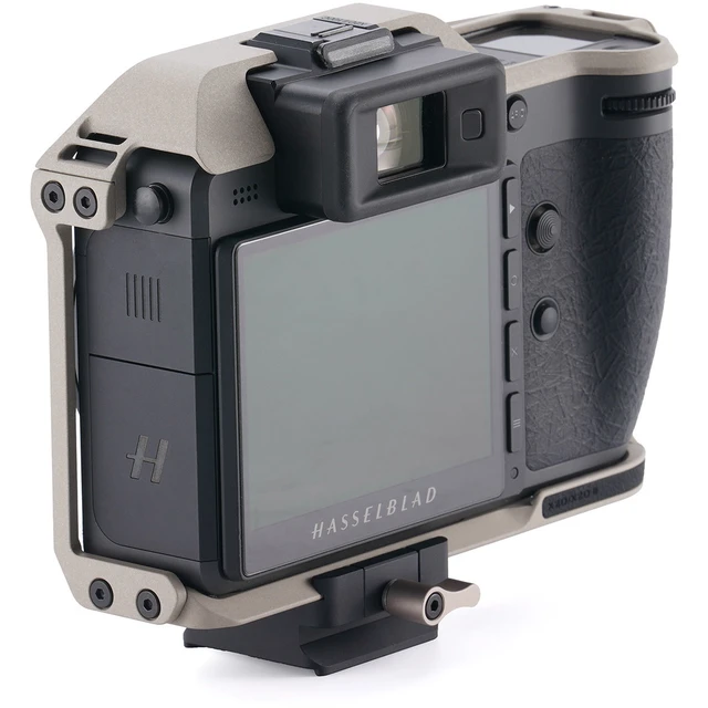 Alt view image 3 of 7 - Tilta Vintage Full Camera Cage Base Kit for Hasselblad X2D II 100C, Stone Gray