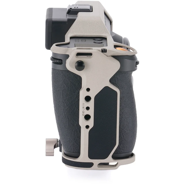 Alt view image 4 of 7 - Tilta Vintage Full Camera Cage Base Kit for Hasselblad X2D II 100C, Stone Gray