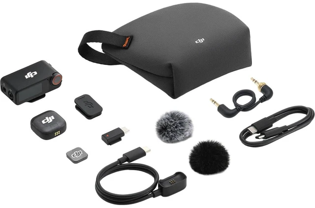 Alt view image 5 of 6 - DJI Mic 3 Compact 2.4GHz Wireless Microphone System for Mobile Devices