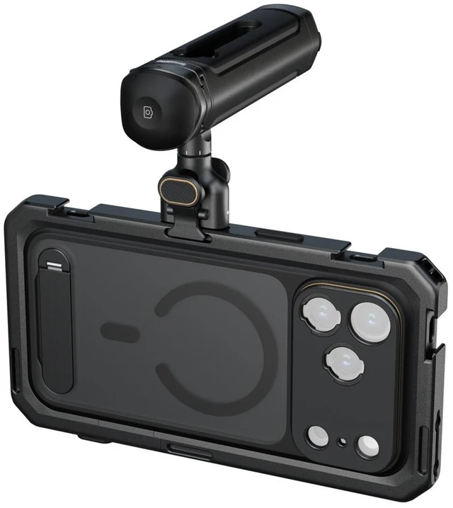 Alt view image 4 of 6 - SmallRig Dual Handheld Mobile Video Cage Kit for iPhone 17 Pro Max