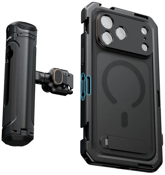 Alt view image 5 of 6 - SmallRig Dual Handheld Mobile Video Cage Kit for iPhone 17 Pro Max