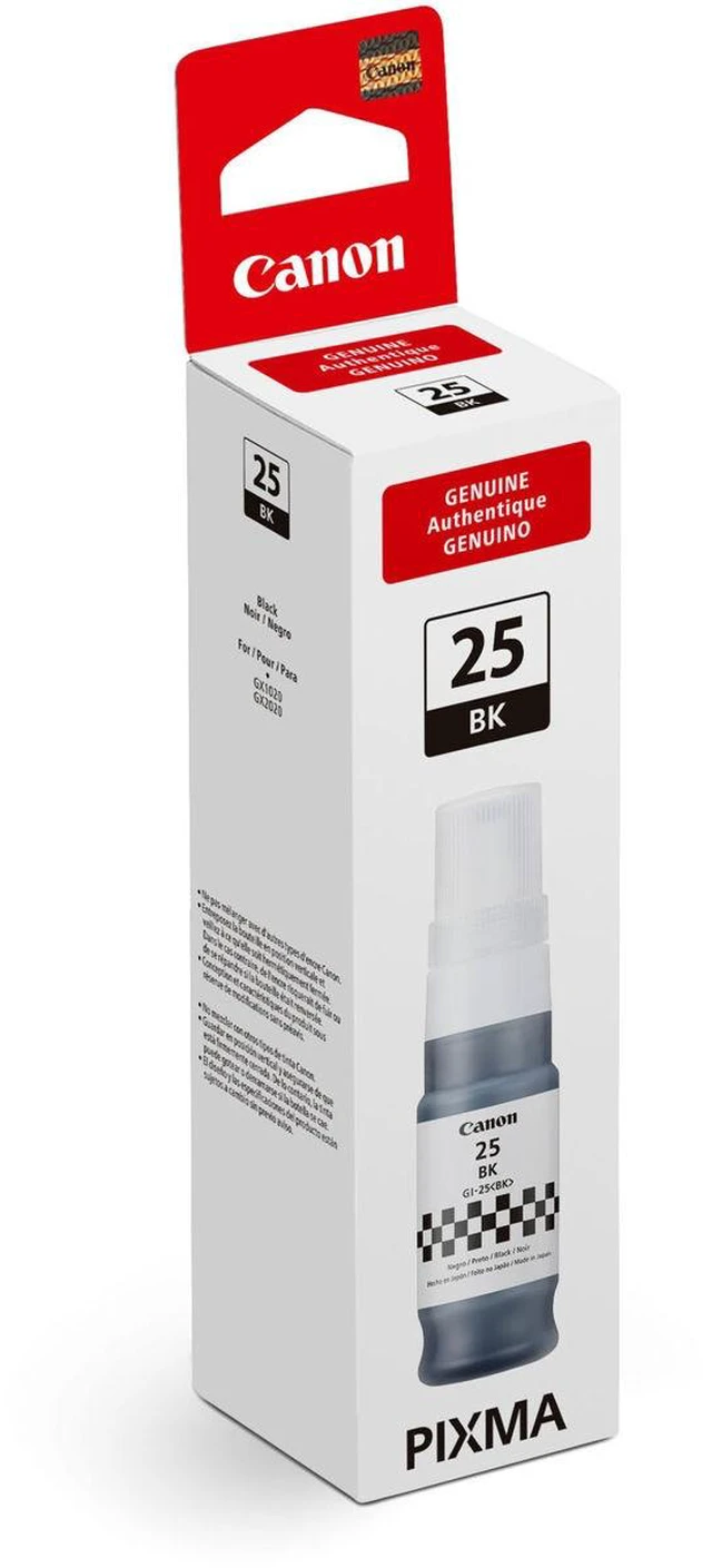 Alt view image 10 of 11 - Canon GI-25 Genuine Black Ink Bottle, Compatible with Megatank GX2020, and GX1020 Printers