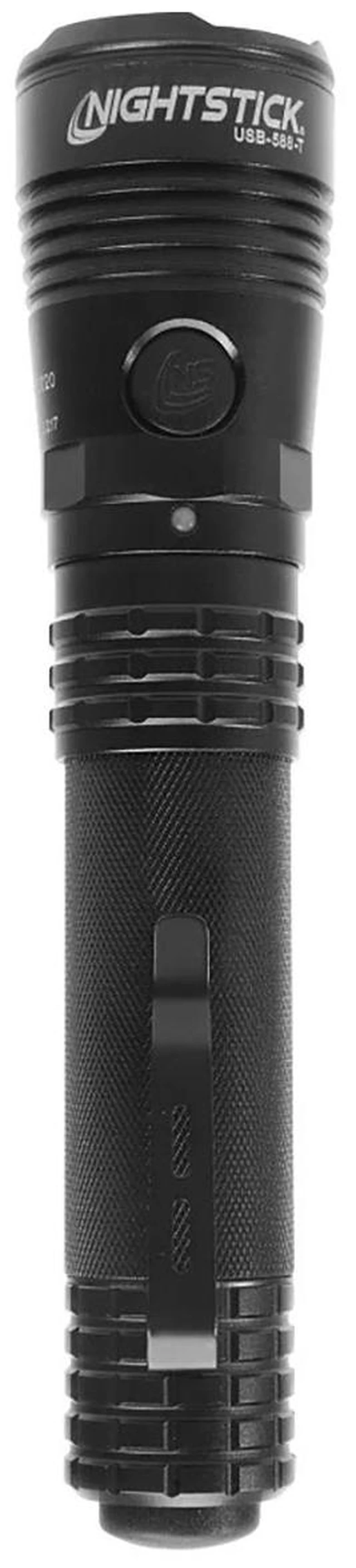 Alt view image 6 of 7 - Nightstick USB-588-T Turbo USB-C Rechargeable Tactical Dual-Light LED Flashlight, Black