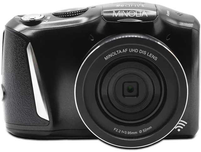 Main image of Minolta MND55 64MP 4K Ultra HD Wi-Fi Digital Camera without Memory Card, Black