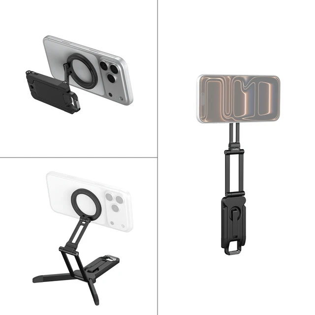 Alt view image 3 of 5 - SmallRig FS-A1 3-in-1 Foldable Magnetic Phone Support