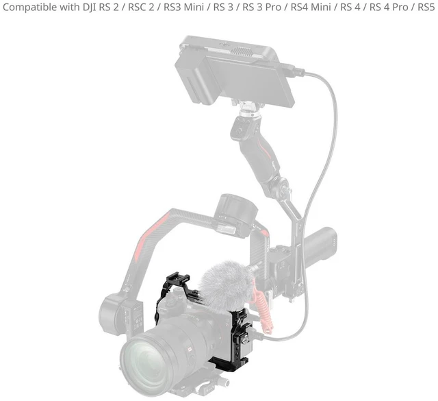 Alt view image 7 of 7 - SmallRig HawkLock Quick Release Cage for Sony Alpha 7R VI Camera